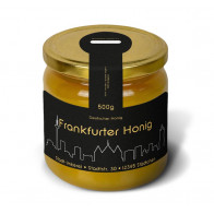 Große Gewährverschlussetiketten "Frankfurt" mit runder Deckellasche