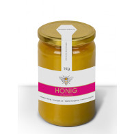 Große Gewährverschlussetiketten "Bee Stripes" für 1 kg Gläser