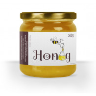 Große Honigetiketten "Honigsammlerin"