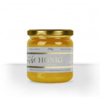 Kleine Honigetiketten "Klassik Gold" mit Goldprägung