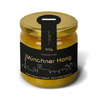 Kleine Gewährverschlussetiketten "München" mit runder Deckellasche