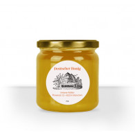 Runde Honigglasetiketten "Bienenhaus" 
