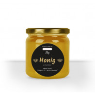 Runde Etiketten "Black Bee"