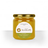 Runde Honigglas-Etiketten "Flowerpower"