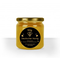 Runde Honigglas-Etiketten "Goldbiene"
