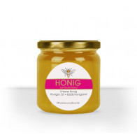 Runde Etiketten "Bee Stripes"