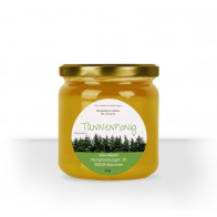 Runde Etiketten "Tannenhonig"