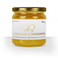Honigetiketten "Sommergold" mit Goldprägung