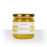 Kleine Etiketten "Wabenhonig"