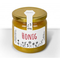 Große Gewährverschlussetiketten "Wiesenfreude"