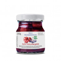 Kleine Etiketten "Apfel-Holunder-Gelee"
