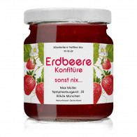 Konfitüren-Etiketten "Erdbeer Sonst Nix"