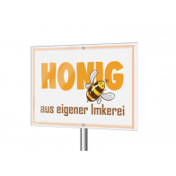 Werbeschild „Biene“ (Lagerprodukt)