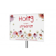 Werbeschild „Poppy“ (editierbar)