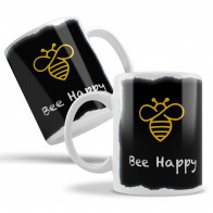 Keramiktasse „Black Bee"