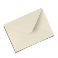 Briefumschläge DIN C6 - Creme - nassklebend