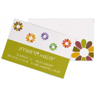 Visitenkarten "Happy Flowers"