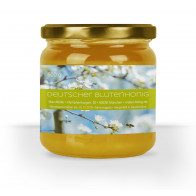 Honigglas-Etiketten "Blue Bee"
