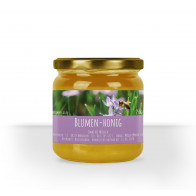 Kleine Honigglas-Etiketten "Blausternchen"