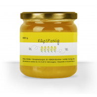 Honigetiketten "Rapshonig"
