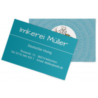 Visitenkarten "Bienenblüte"