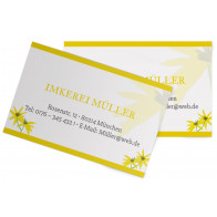 Visitenkarten "Floral"