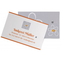 Visitenkarten "Kreideblatt"