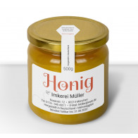 Große Honigglas-Gewährverschlüsse "Honigzauber"