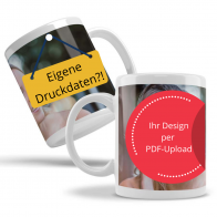 Keramiktasse - per PDF-Upload