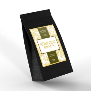 Große Kaffeeetiketten "Macher" - Vorderseite