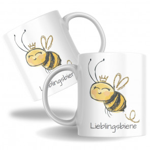 Keramiktasse "Lieblingsbiene"