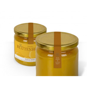 Siegeletiketten "Siegelhonig" in Hellbraun