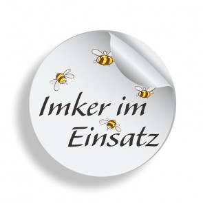 Aufkleber "Imker im Einsatz"