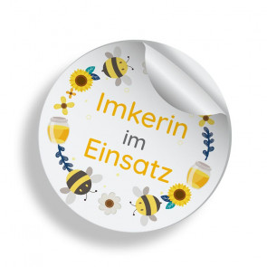 Aufkleber "Bienenkranz"