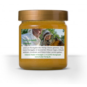 DIB-konformes Rückenetikett "Imkernachwuchs"