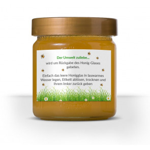 DIB-konformes Rückseitenetikett "Gänseblümchen"