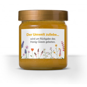 DIB-konformes Rückseitenetikett "Wildblumen"