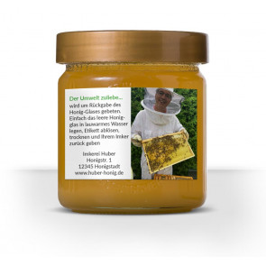 DIB-konformes Rückenetikett "Imkerportrait"