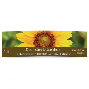 Mini-Etikett "Sunpower"