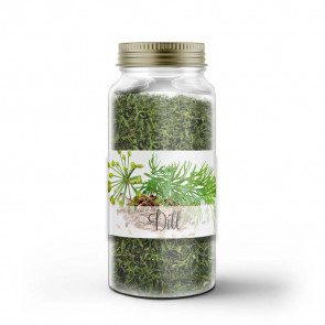 Kleines Gewürzetikett "Dill"