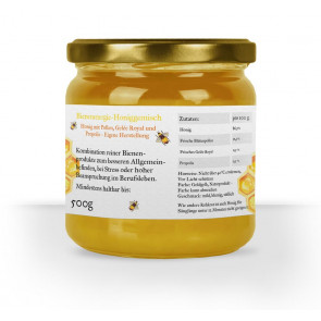 Rückseitenetikett "Dicke Biene"