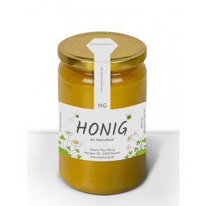 Gewährverschlussetiketten "Gänseblümchen" für 1 kg Gläser