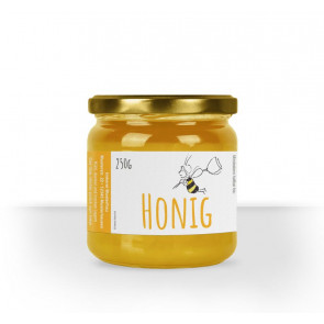 Etikett "Glücksbiene" von Helme Heine