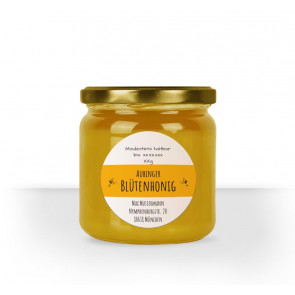 Runde Etiketten "Blütenhonig"