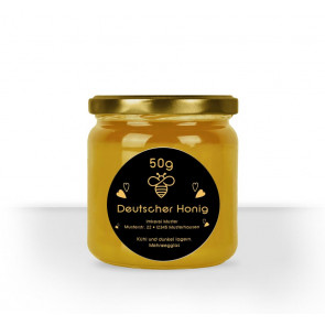Runde Honigetiketten "Goldbiene"