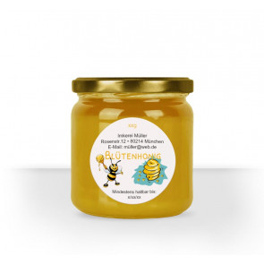 Runde Etiketten "Wilde Maja"