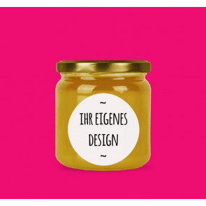 Blanko-Designvorlage für runde Etiketten