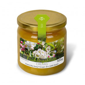 Kleine Gewährverschlussetikett "Frühling"