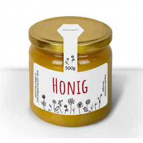 Kleine Gewährverschlussetiketten "Wiesenfreude"