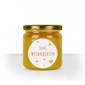 Runde Etiketten "Waben"